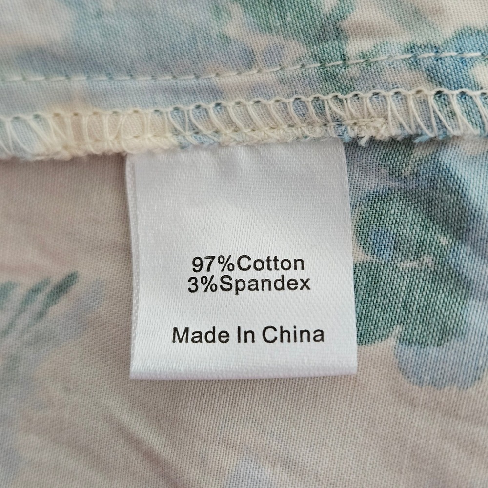 Tuckernuck Shift Dress XL Water's Edge Hydrangea Charlie Sleeveless Coastal Boho - Picture 11 of 16